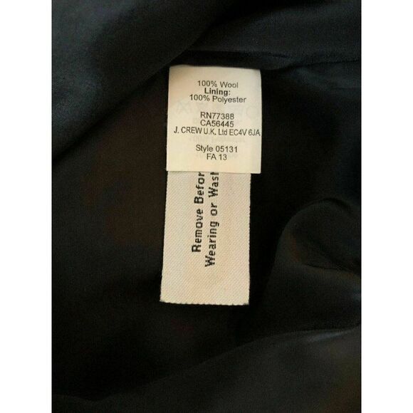 J Crew Womens Black Gray Houndstooth Pencil Skirt - Picture 5 of 5